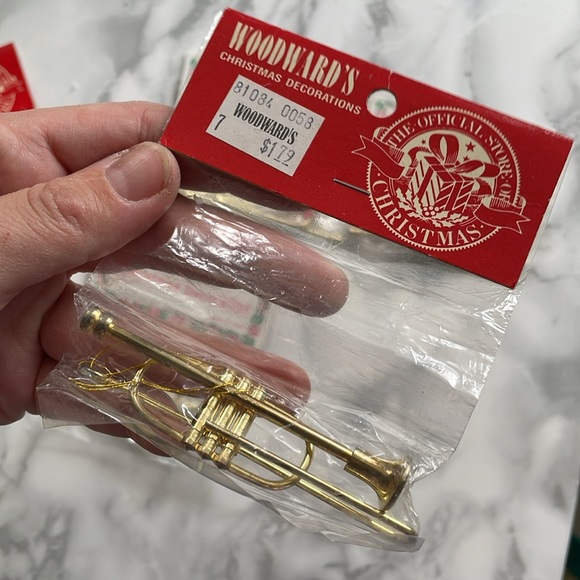 Vintage Christmas metal Musical ornament LOT - Picture 4 of 5